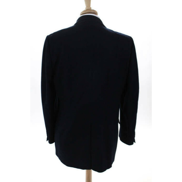 Bill Blass Dark Blue Striped Blazer Jacket Sze 44L - Picture 3 of 7
